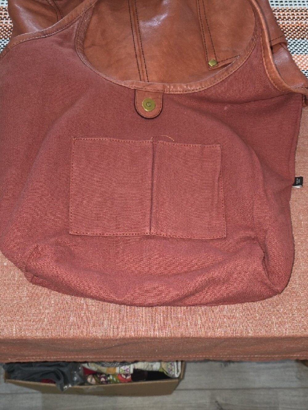 Frye Brown Leather Tote Bag - Picture 3 of 13